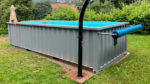 6,2 m x 2,5 m großer Containerpool mit Wärmepumpe, Premium-Paket – Bild 7
