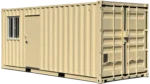 20-Fuß-Container (generalüberholt), kombiniert als Büro- und Lagercontainer – Bild 2