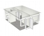 DUO-BÜRO- UND WOHNCONTAINER MIT DUSCHE UND WC, OPTIONAL MIT KOCHECKE (30 m²) – Bild 27