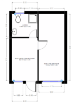 DUO-BÜRO- UND WOHNCONTAINER MIT DUSCHE UND WC, OPTIONAL MIT KOCHECKE (30 m²) – Bild 30
