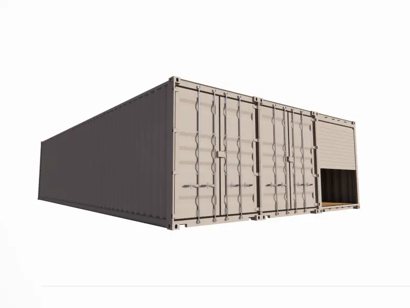 ENT1 85 m² großer Lagerraum aus Containern – Bild 1